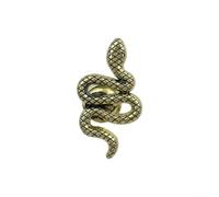 Manija de gabinete de aleación de zinc con forma de serpiente para puertas de muebles y cajones, adecuada para habitación de niños y múltiples tipos de muebles (oro antiguo)