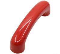 Manija de gabinete de arco, tirador largo en forma de arco para puertas con distancia de agujero de 96 mm, herrajes modernos para muebles (1381-96 rojo)