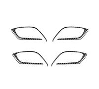 Manija De Interiores Panel 4 unids/set cubierta de marco de tirador de puerta Interior de coche de fibra de carbono para Mazda para CX-5 2017 2018