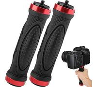 Manija de la Cámara Estabilizador de Cámara Empuñadura DSLR Estabilizador Video Cámara con Rosca Macho 1/4 "para Cámara Video Digital Videocámara Cámara Acción LED luz Video Teléfono Inteligente 2 Pcs