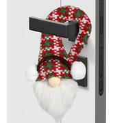 Manija de la puerta colgante de peluche, Navidad sin rostro accesorios lindos de la puerta de la puerta! Dulce colorido sueco nisse peluche para la reunión familiar