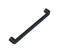 Manija de la puerta de la ducha Acero inoxidable Negro mate，Barra de agarre de la puerta de vidrio del baño Barra de toalla，Centro de orificio a orificio 300mm, 400mm, 440mm, 500mm, 600mm ( Size : 600