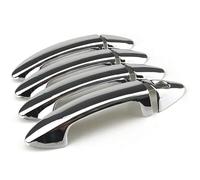 manija de la puerta Pegatinas para manija de puerta exterior coche para Fiesta 2009-2012 accesorios exteriores(Prata)