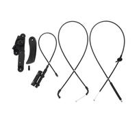 Manija de Liberación del capó Para Alpina B7 E65 2007 2008 51237023992 | 4 Unids/set Kit De Cable De Liberación Del Capó Trasero Central Delantero Del Coche Con Montaje De Soporte De Mango