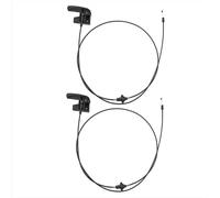 Manija de liberación del capó para Chevrolet Avalanche 1500 2500 2002 2003 2004 2005 2006 15142953 2 Piezas Cables de Palanca de manija de liberación del pestillo del capó del automóvil