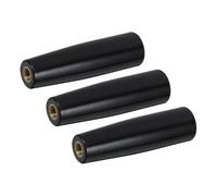 Manija de Máquina Giratoria M10 X 100mm Negra Bakelita 3 Piezas