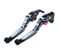 Manija De Palanca De Embrague De Freno Escalable Y Plegable CNC Para CB500F 2013-2021 Manetas De Embrague De Moto(Gray)