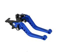 Manija de Palanca de Freno, 1 Par de Palanca de Freno de Embrague de Motocicleta de Aleación de Aluminio CNC Manija de Palanca de Freno de Motocicleta Universal Accesorios de Motocicleta(azul)