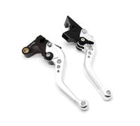Manija de Palanca de Freno para MT-03 2005-2012 | PARA TDM900/A 04-10 PARA BT1100 PARA BULLDOG 05-06 Palancas Embrague Freno De Motocicleta Ajustables(Short silver)