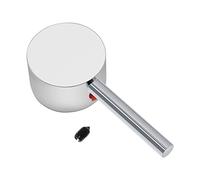 Manija de palanca de grifo con botón marcado en frío/calor para grifo de un solo mango con cartucho de 40 mm de diámetro Tamaño del vástago del cartucho 10x10 mm