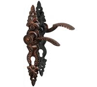 Manija De Puerta 90 Tirador De Puerta Manija De Cilindro De Cobre Hierro Forjado