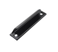 Manija de puerta aleación aluminio Push-pull balcón ventana tiradores perilla muebles Para dormitorios, baños(Black)