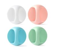 Manija de puerta autoadhesiva sin costuras, mango adhesivo redondo for armarios, ventanas, cajones, tiradores armario, herramienta deslizante vidrio for balcón(4PCS)