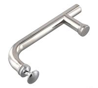 Manija de puerta corredera para puertas de vidrio de baño y accesorios de cocina, construcción de acero inoxidable con resistencia a la corrosión para duchas