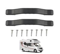 Manija de puerta de autocaravana, 2 piezas de nailon para autocaravana, manija de puerta de entrada de RV, para yates, remolques de viaje, graneros, casas de herramientas, baños, escaleras, patios