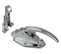 Manija de puerta de cámara frigorífica, cerradura de puerta de cámara frigorífica, pestillo de manija de cámara frigorífica, manija de puerta convexa de aleación de aluminio con cerradura ajustable fo