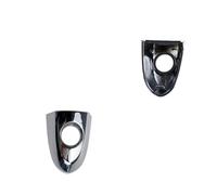 Manija de puerta de coche compatible con Chery para Eastar 2.0 2.4, manija de puerta exterior de coche, piezas de automóvil (cubierta de mango sin agujero) (1 cubierta con agujero)