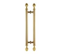 Manija de puerta de entrada redonda en forma de H con montaje en ambos lados, manija de puerta moderna de empujar y tirar para oficina, hotel, cocina, hogar, manijas de puerta delantera interior y ex