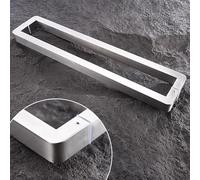 Manija de puerta de granero de doble cara, acero inoxidable cepillado, tirador impermeable para puertas de ducha, resistente y duradero