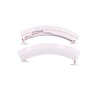 Manija de Puerta de Lavadora cilíndrica 9000331939 WAS20460TI WAS24460TI Reemplazo de manija de Lavadora, Compatible con Siemens, Compatible con Bosch (Color : White)