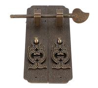 Manija de Puerta de Muebles, Manija de Puerta del Gabinete de Manija de Puerta del Cobre Antiguo del Estilo Chino para Hardware de los Cajones del Armario
