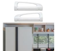 Manija de puerta de refrigerador Stinol compatible con posiciones de montaje superior o inferior en la parte delantera del refrigerador, integración simple sin modificaciones (mango superior S, 71 g)