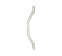 Manija de puerta de remolque de nailon resistente, diseño cóncavo ondulado para seguridad marítima de barco, 285 mm, color blanco crema (285 mm, blanco crema)