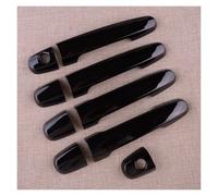 Manija de puerta de repuesto para Toyota Corolla Sedan 2003-2013 para exterior de coche, color negro brillante