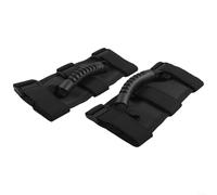 Manija de puerta de techo para Jeep para Wrangler para JL para JK para TJ para Gladiator ABS construido para soportar el uso diario y mantener la armonía interior del vehículo (negro)