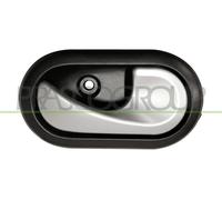 Manija interior delantero-trasero derecho-con palanca cromada-muestra-negro-clip