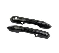 Manija de puerta exterior de coche de repuesto para Mustang 2024, accesorios de fibra de carbono, mango exterior deslizante