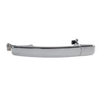 Manija de puerta exterior de repuesto para Nissan Infiniti FX35 FX45 para Murano 2003-2007 para Rogue 2008, manija de puerta exterior cromada delantera y trasera 80640-CA012 (1 pieza sin agujero)