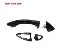 Manija de puerta exterior Manija de puerta exterior del pasajero delantero izquierdo derecho/trasero izquierdo derecho del coche/apto for BMW X5 E53 2000-2006 51218243618 51218243617(RHD Front Left)