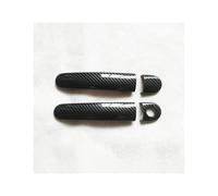 Manija de Puerta Exterior Para A-udi TT 8j 8n MK1 MK2 RS Accesorios Cubierta De Manija De Puerta Embellecedor Manijas Cubiertas Plástico Imitación Fibra De Carbono Manija Puerta Exterior Embellecedora