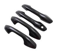 Manija de Puerta Exterior para Kia K2 2017-2020, Marco Protector Embellecedor Manija Puerta Exterior Tira Decorativa,Carbon Fiber