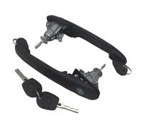 Manija de puerta interior de automóvil /Ajuste for Ford Galaxy VW Sharan Seat Alhambra 6K0837205 6K0837206 2 piezas Manija de puerta delantera izquierda derecha con 2 mismas llaves Manija de puerta in