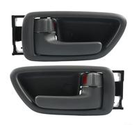 Manija de puerta interior de coche compatible con Toyota Avalon 2000-2004, OE 69206-AC010 69205-AC010, ABS beige o gris (gris, paquete de 2)