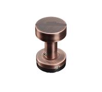 Manija de puerta invisible de acero inoxidable 304, manija de puerta de dormitorio de pared de fondo oculto, puerta de paso, manija expuesta de un solo lado(Red Bronze Single Handle)