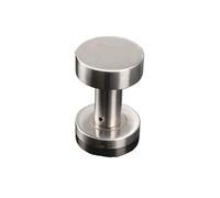 Manija de puerta invisible de acero inoxidable 304, manija de puerta de dormitorio de pared de fondo oculto, puerta de paso, manija expuesta de un solo lado(Brushed Silver Single Handle)