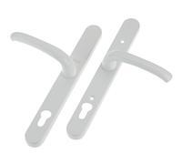 Manija De Puerta Retro Yale PVCu Pulido PVD Acabado Blanco YALPPVCRHWH
