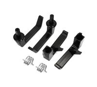 Manija de puerta suave de aluminio de lona compatible con Hummer militar 5705618 M998 CJ7, componentes externos izquierdo y derecho.