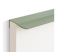 Manija De Puerta Tirador Invisible 2Piezas Para Cajón Armario Armario Tirador De Aluminio Color Verde Moran Longitud 120mm