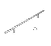 Manija de Tracción con Tornillo Tiradores de Gabinete de Barra en T de Acero Inoxidable Manija de Puerta de Cocina para Muebles Distancia de Orificio Precisa (400 mm)