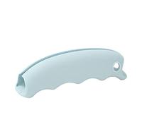 Manija de transporte multiusos de la bolsa de plástico de la manija del tenedor del bolso de compras del portador del bolso de ultramarinos del silicón (azul nórdico)