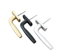 Manija de ventana cuadrada 7 x mm for caja seguridad mejoras for el hogar, compatible con manijas transmisión(Gold)