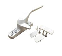 Manija de Ventana PVC Impermeable Manija de puerta y ventana con empuje engrosado Hebilla cerradura antigua(Left)