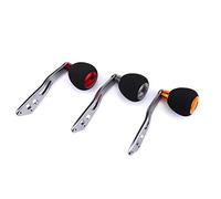 Manija del Carrete de Pesca Carrete de aleación de Aluminio Manija de Potencia Perilla Carrete de Pesca Piezas de Repuesto para el Lanzamiento de Cebo Herramientas de Aparejos de Hilado(Red)