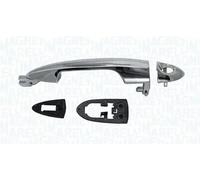 Manija Delante, izquierda negro 350105022100 MAGNETI MARELLI para ALFA ROMEO