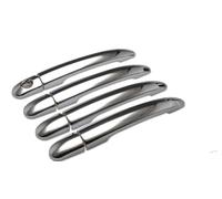 Manija Delantera Izquierda Cubiertas Manijas Puertas Exteriores Pegatinas Protectoras Para Manija Puerta Coche Para Lacetti Para Daewoo Para Nubira(1 keyhole handle)