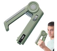 Manija dinamómetro, entrenador de fuerza de mango digital | Dedo -brazo muscular Dinamómetro electrónico Grip Tester - GROPPER ajustable Problemas de entrenamiento de mano digital profesional para